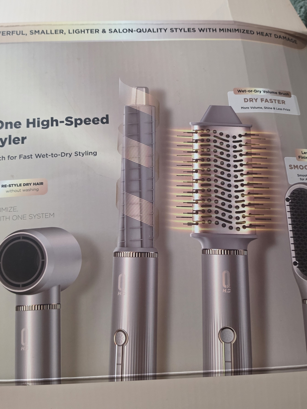 High-Speed Women’s Styling Brush - Silver